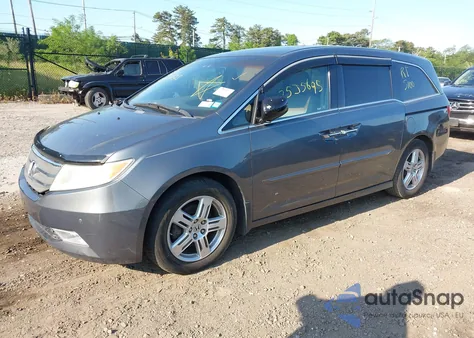 2011 Honda Odyssey Touring/Touring Elite from USA, damaged, VIN 5FNRL5H92BB027333